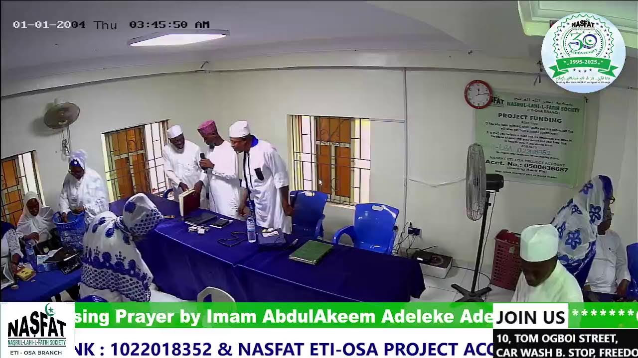 NASFAT Eti Osa's Live broadcast