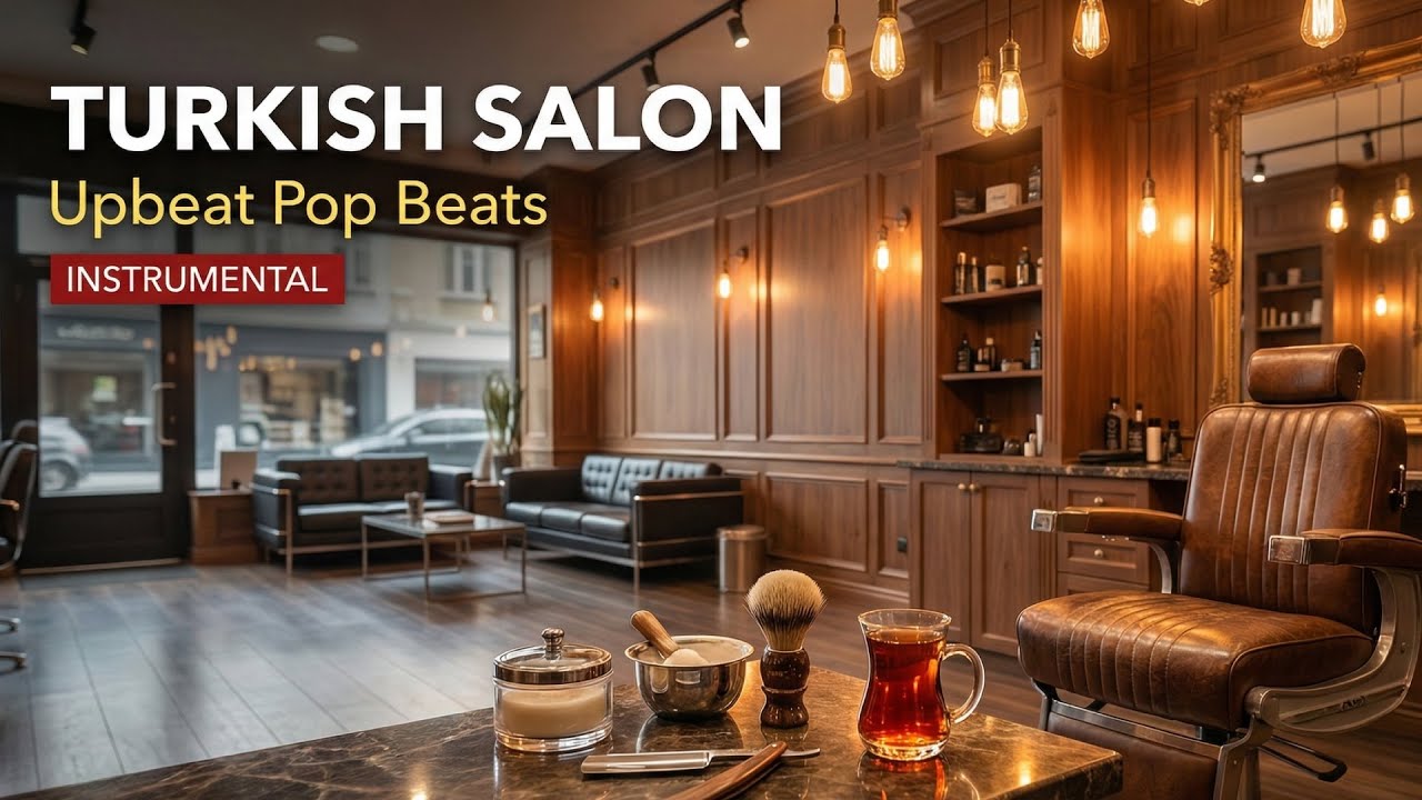 Turkish Hair Salon Songs | 12 Hours Upbeat Instrumental Background Music for Barber Shops