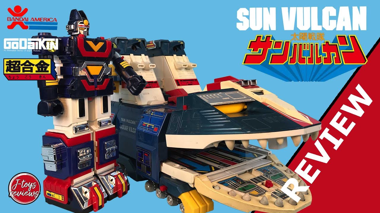 Sun Vulcan and Jaguar Vulcan by Bandai chogokin review