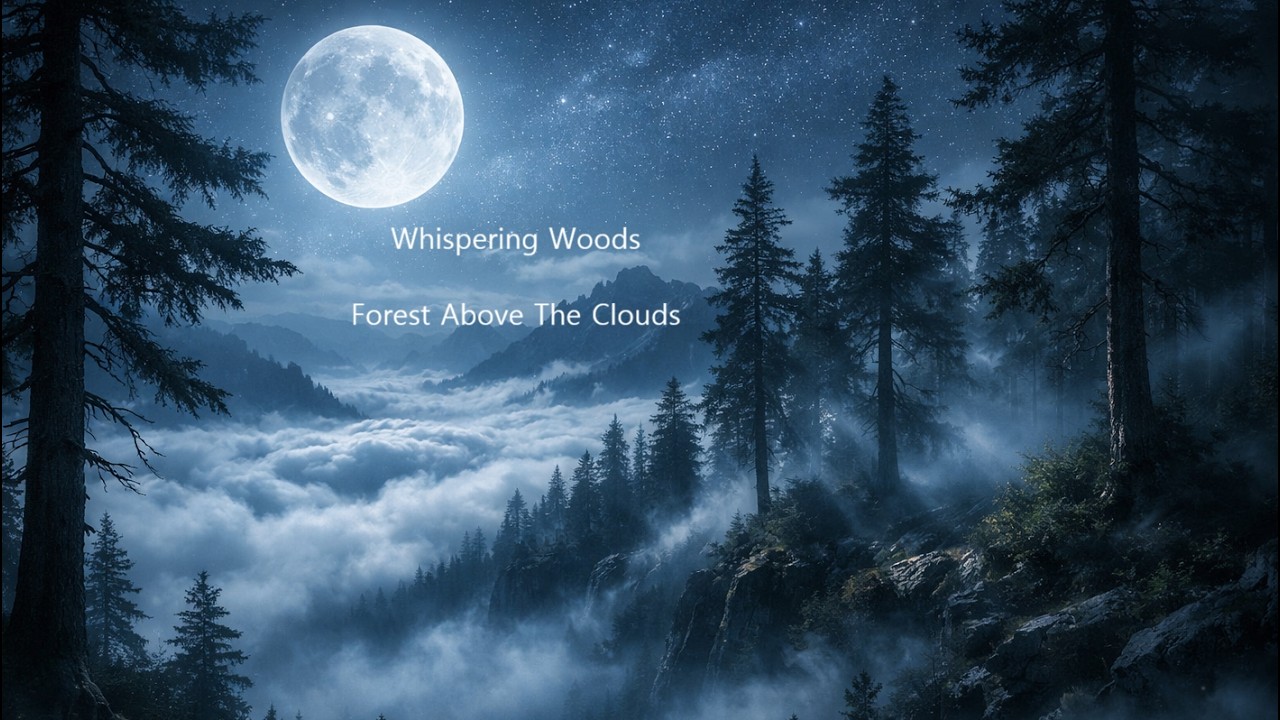 Moonlit Forest Above the Clouds 🌙 | Mystical Ambient Music for Sleep & Relaxation