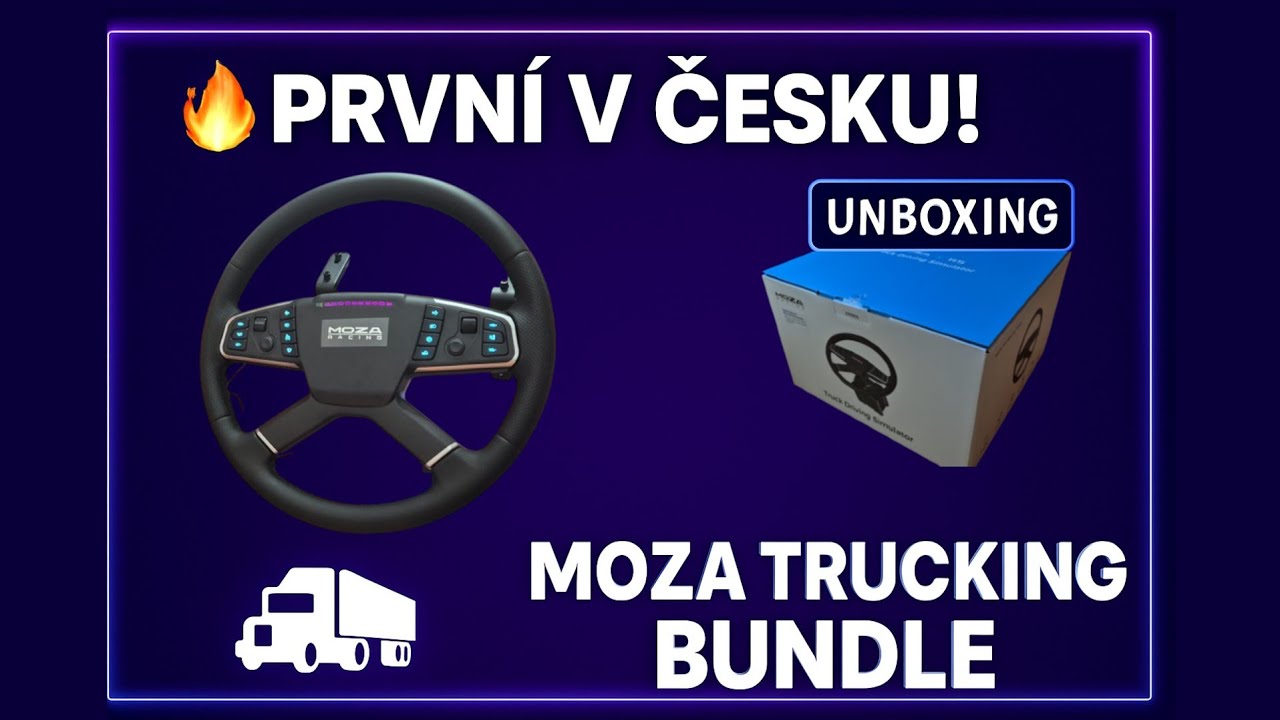 MOZA Trucking Bundle | První CZ unboxing tohoto setu! + Test