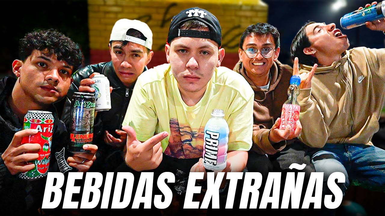 PROBANDO BEBIDAS QUE NO EXISTEN EN COLOMBIA *extrañas y feas*