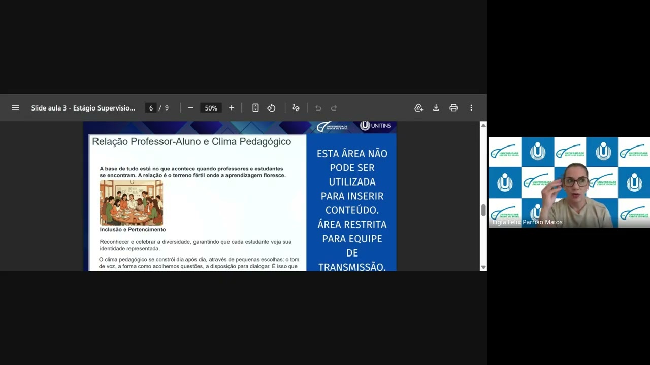 Letras - UAB - Estágio Supervisionado IV. Práticas Interacionais em Sala de Aula.