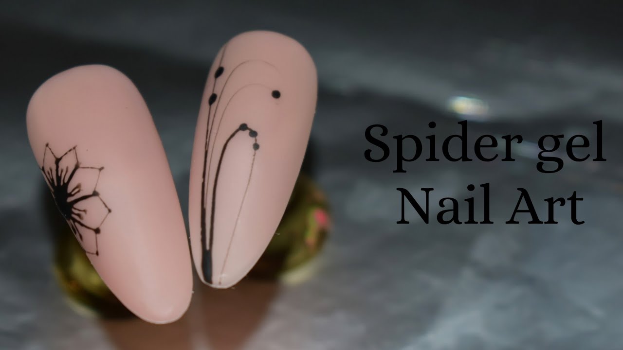 Spider gel Nail Art Tutorial - Day 9 | Basic to Advance nail course | Step-by-Step nail art Tutorial