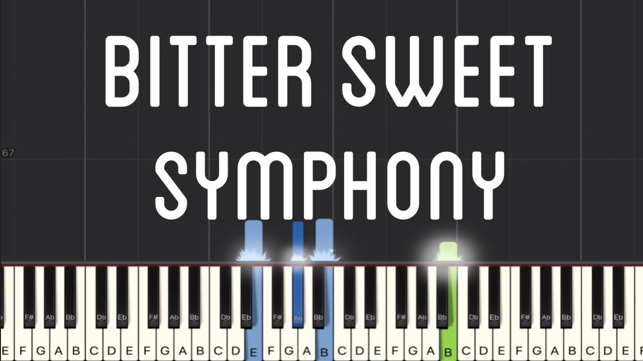The Verve - Bitter Sweet Symphony Piano Tutorial | Medium