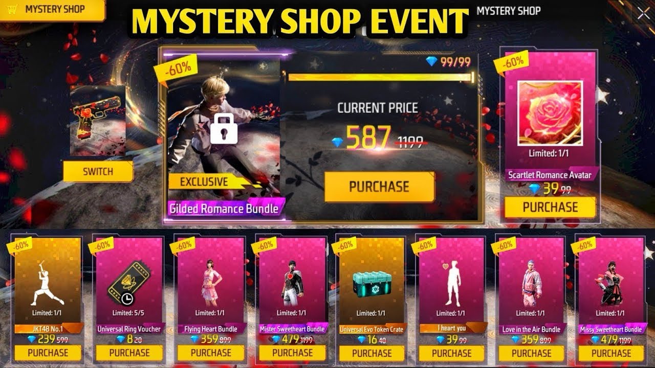 🥲Mystery Shop Event Free Fire 😭| New Mystery Shop Unlock | Free Fire New Event Tamil | FF New Event