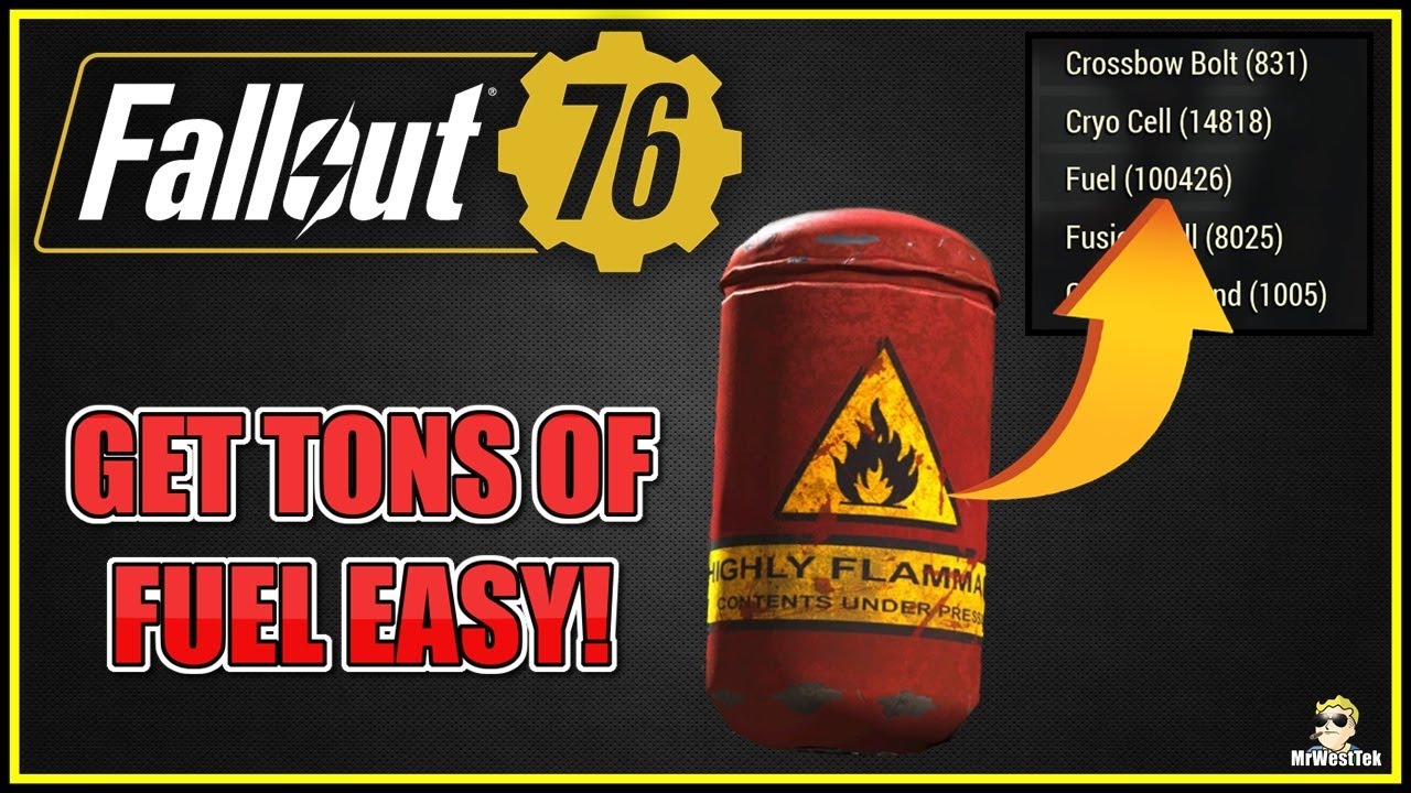 How To Get Tons of Fuel Fast - Fallout 76