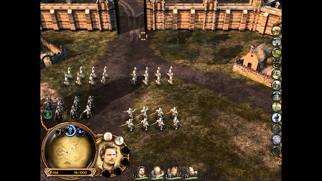 LOTR ROTWK RJ Mod Gameplay arnor vs angmar  on amon sul