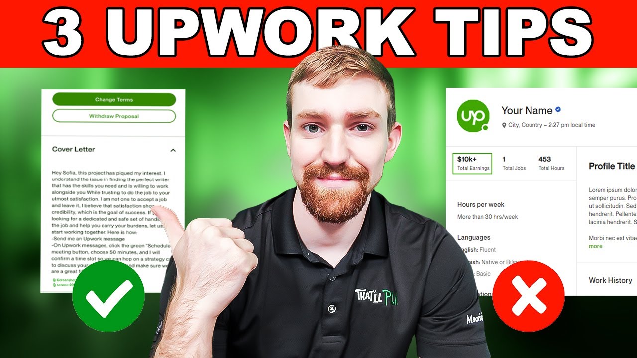 The top 3 Upwork tactics you NEED to start doing NOW and 3 mistakes to AVOID