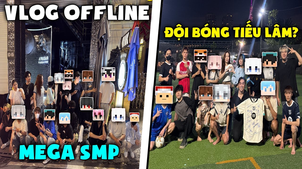 VLOG KURO GẶP ANH EM OFFLINE MEGA SMP LẦN THỨ 2 * THÀNH LẬP ĐỘI BÓNG THIẾU LÂM??