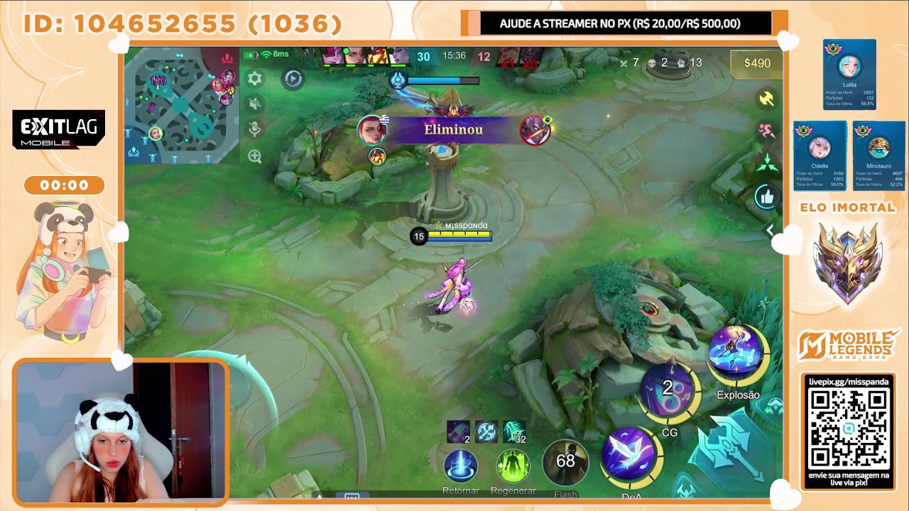 🔥 LIVE STREAM MOBILE LEGENDS – SKIN DA ODETTE🔥