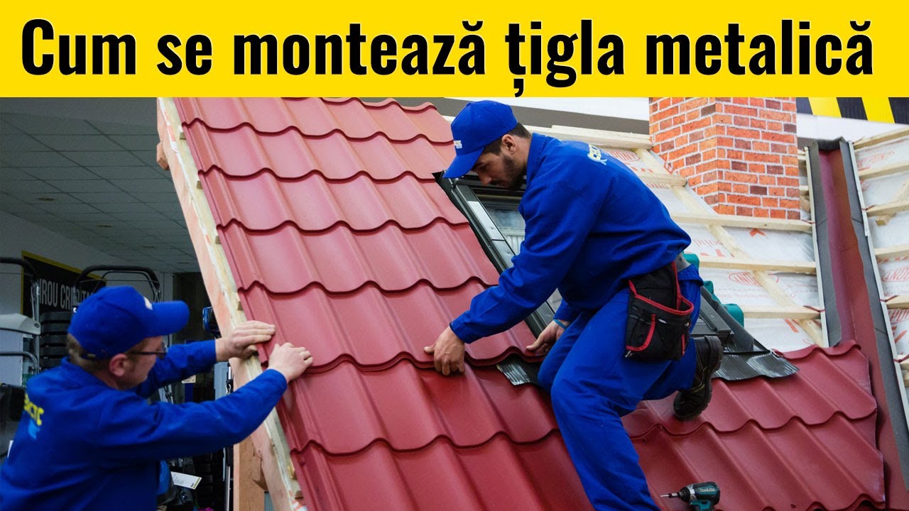 Cum se monteaza tigla metalica pe acoperis || Ghid montaj MatHaus.ro