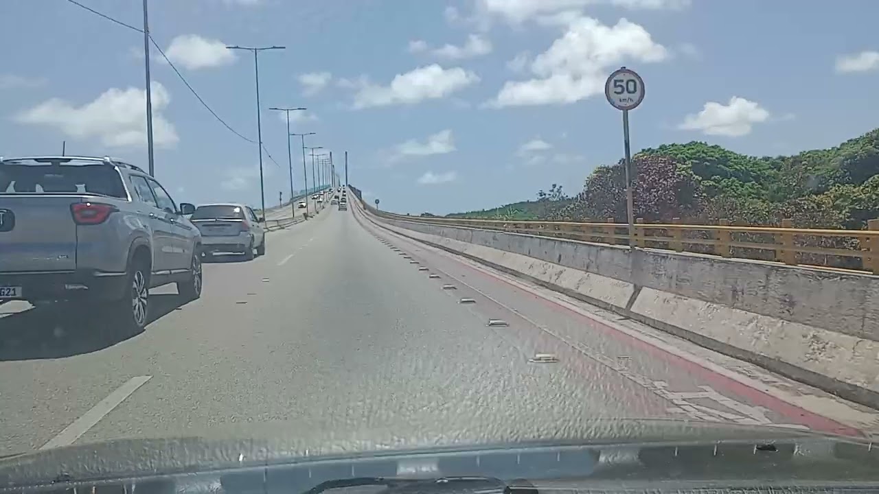 VIAGEM PARA NATAL EM DEZEMBRO DE 2023 PONTE NILTON NAVARRO VISTA DA PRAIA DO FORTE VIDEO 30