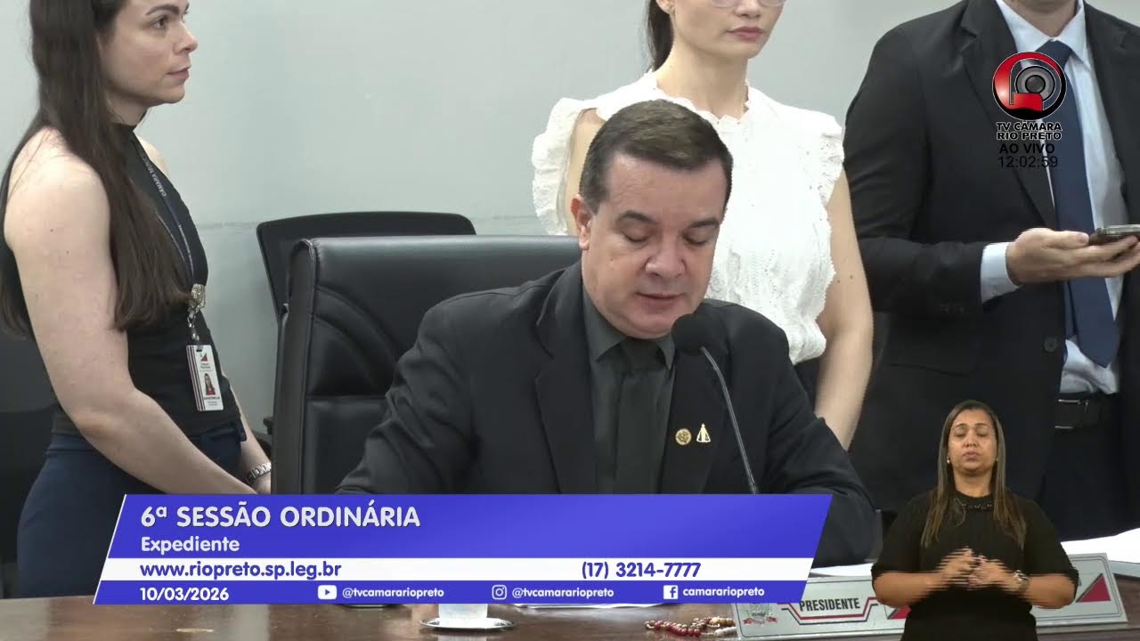 AO VIVO - 6ª SESSÃO ORDINÁRIA - 10/03/2026
