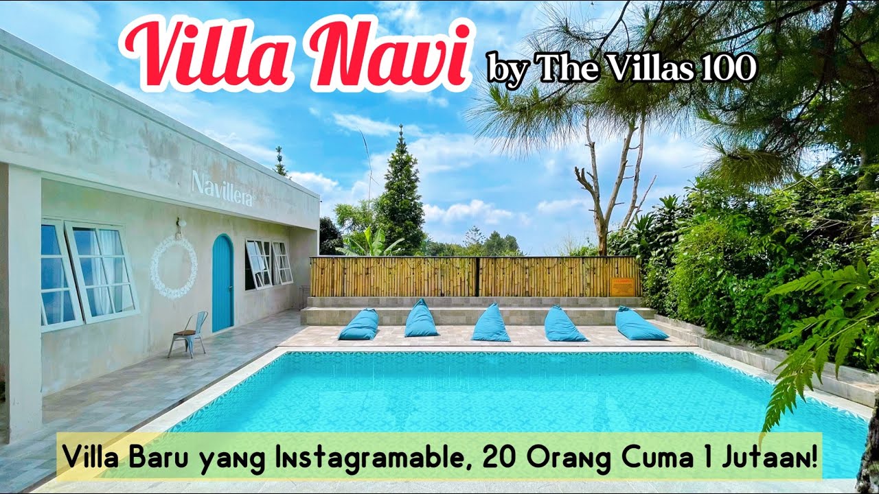 VILLA NAVI || Villa Murah, Instagramable & Estetik di Puncak, Mulai 1 Jutaan Aja ‼️