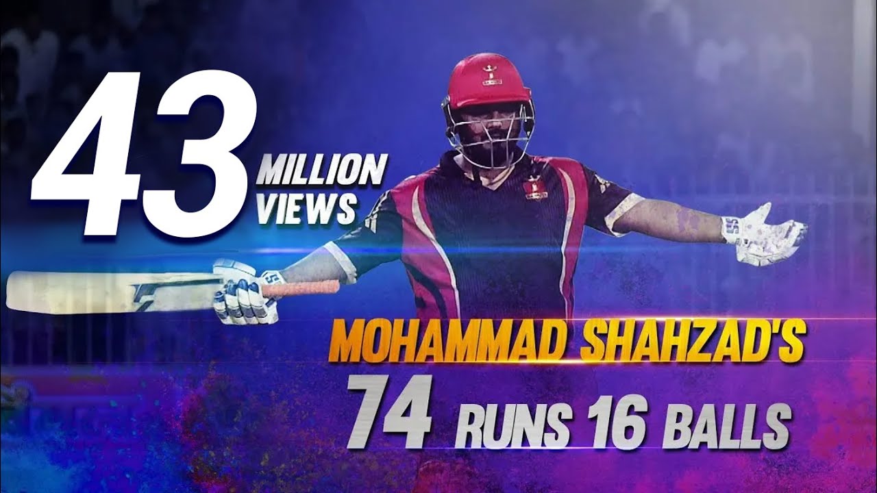 Mohammad Shahzad I 74 from 16 Balls I The fastest 50 in T10 format I T10 League I Season 2