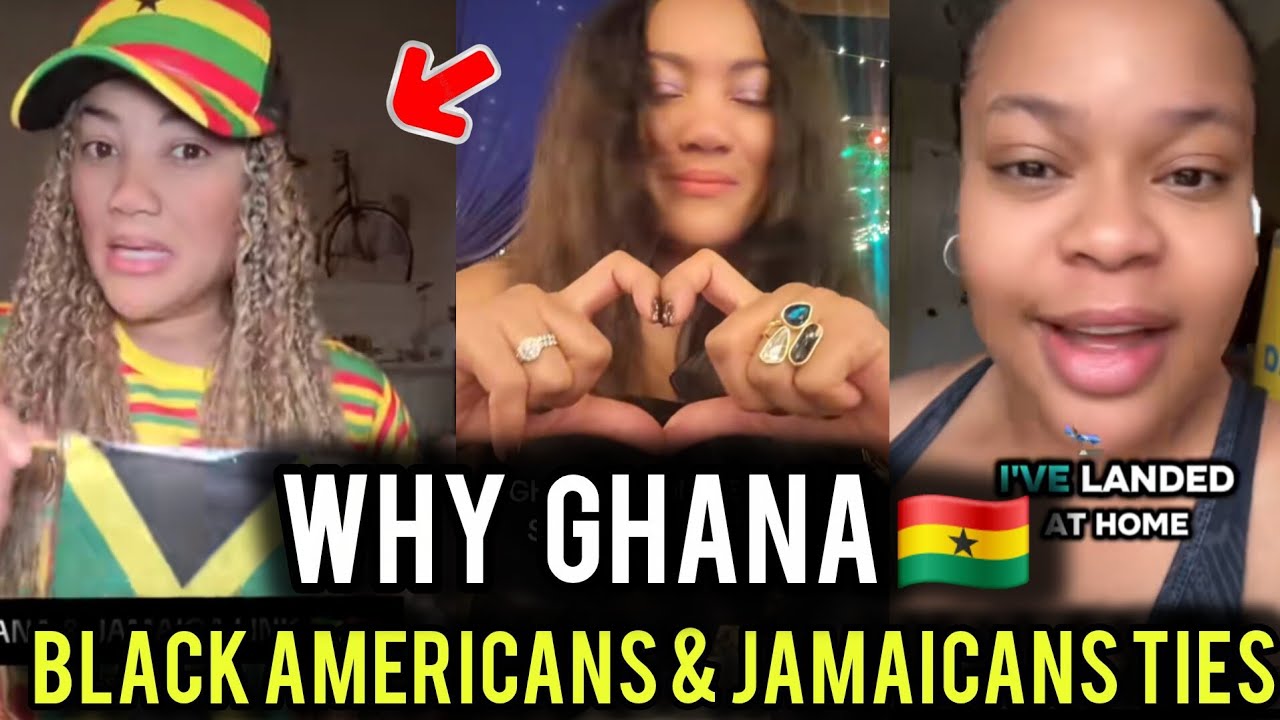 Millions of Black Americans and Jamaicans🇯🇲  Falling in love With Ghana 🇬🇭