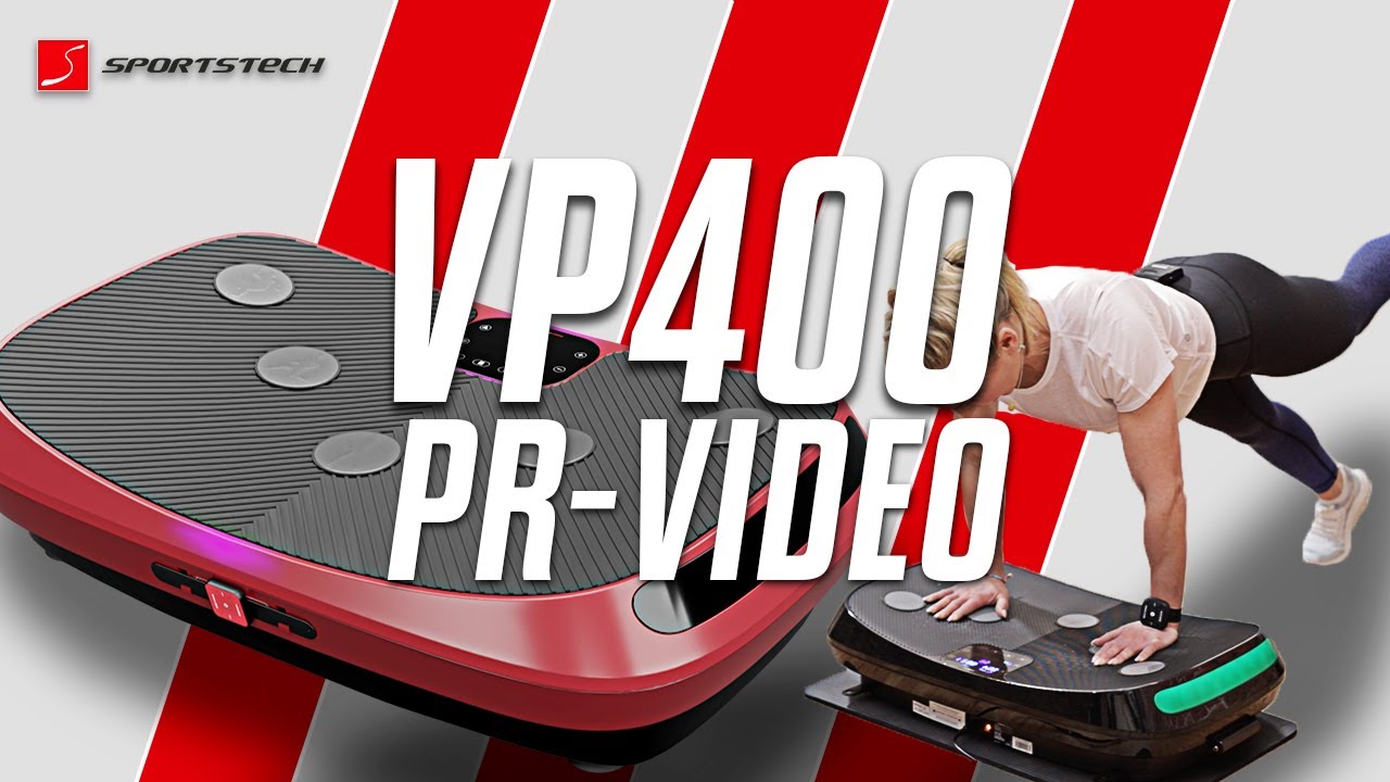 SPORTSTECH VP400 - Vibrationsplatte mit einzigartigem Curved-Design