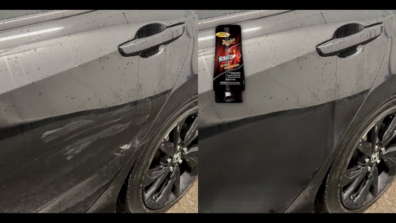 КАК УДАЛИТЬ ЦАРАПИНЫ С ЧЕРНОГО АВТОМОБИЛЯ С ПОМОЩЬЮ ДРЕЛИ - Meguiar's Quik Scratch Eraser