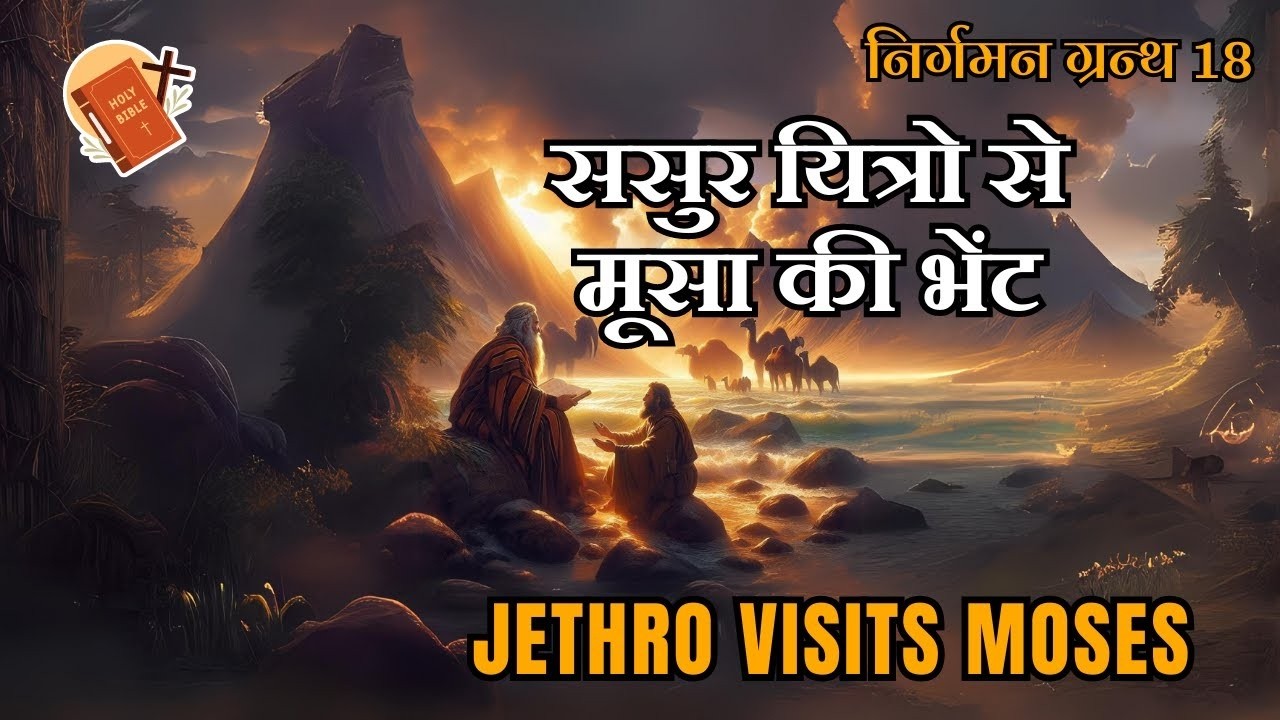 निर्गमन ग्रन्थ 18 || ससुर यित्रो से मूसा की भेंट || Jethro Visits Moses || Exodus in Hindi