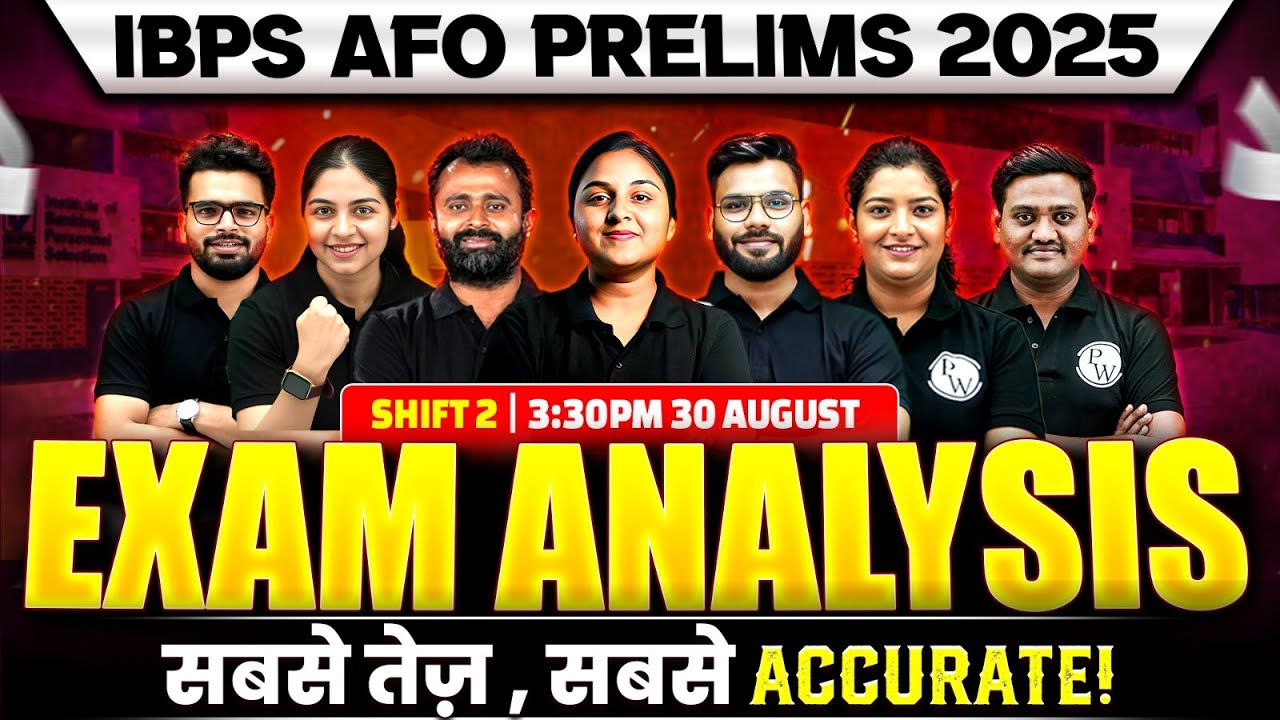 IBPS SO Exam Analysis 2025 | IBPS SO AFO Prelims 2025 Exam Analysis | Live Paper Analysis!