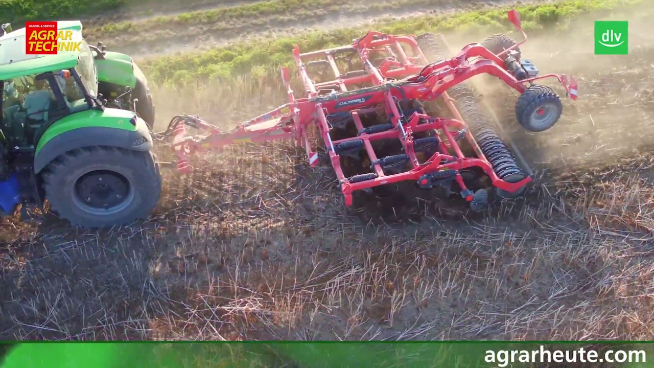 Kuhn Cultimer Zinkengrubber im AGRARTECHNIK-Maschinentest