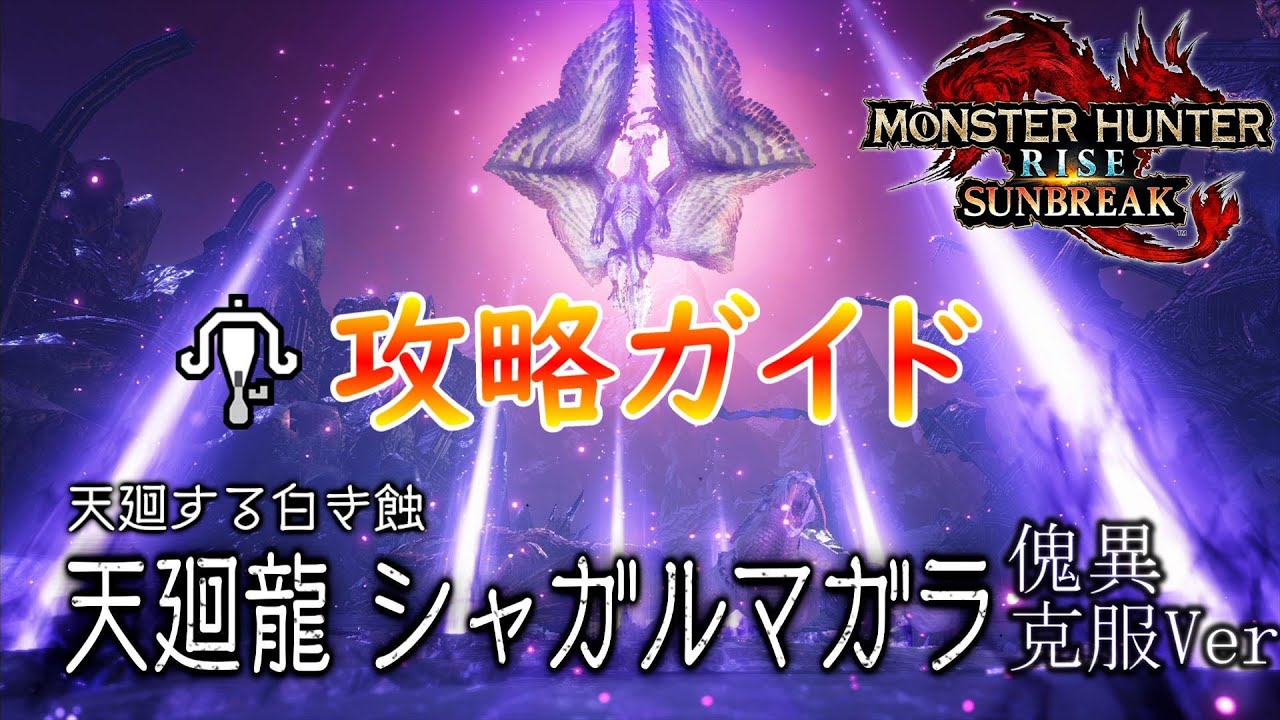 【MHR:SB】傀異克服シャガルマガラ攻略ガイド【モンハンライズ】【サンブレイク】【ライトボウガン】