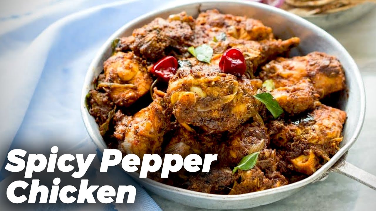 Spicy Pepper Fry Chicken - Best Side Dish for Lunch!