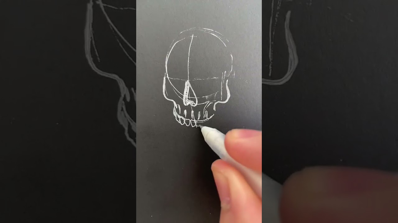How to draw ghost from Call of duty