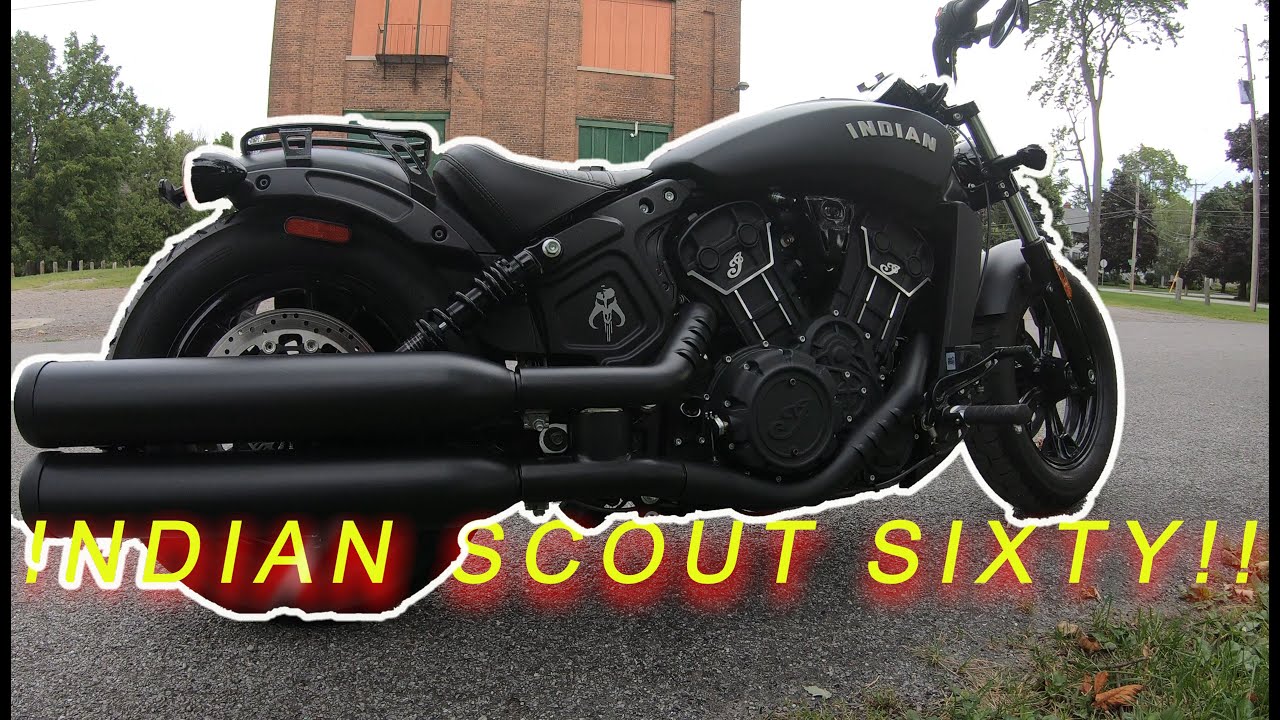 2020 Indian Scout Bobber Sixty! // First Ride // 4k