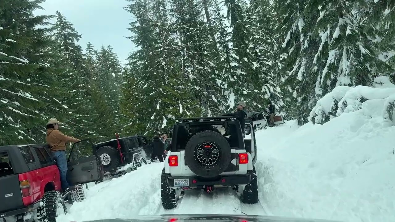 Snow Wheelin North of Carson WA/ Lake Forlorn/ Goose lake