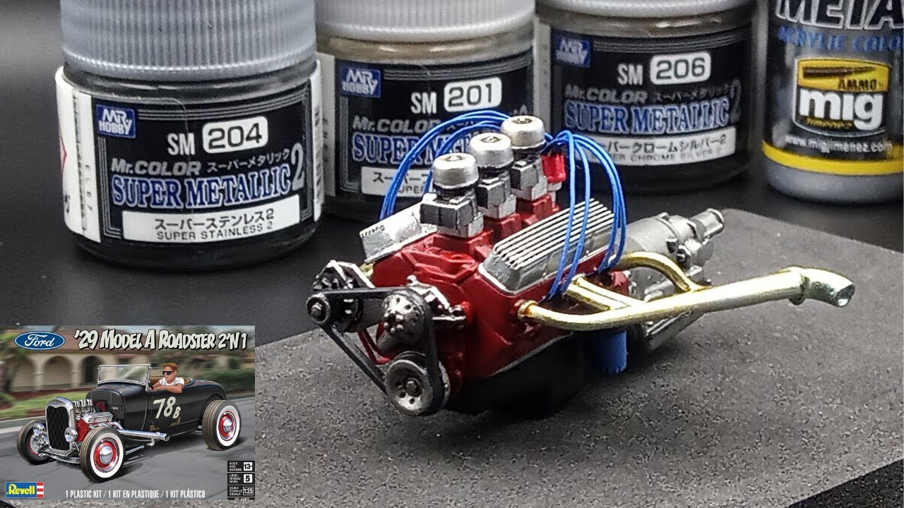 Ford '29 Model A Roadster 2'N1  1/25 Revell