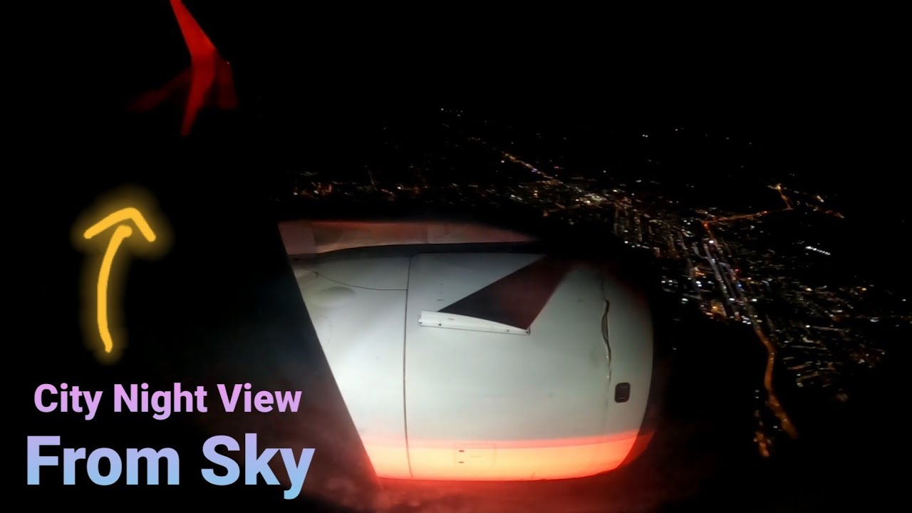 Flight Air Asia - Sibu to Kuala Lumpur | Night Flight - October 2022