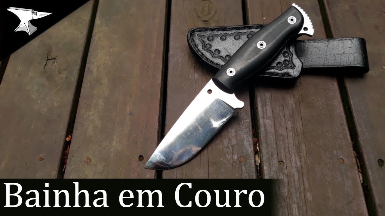 Como FAZER UMA BAINHA DE COURO PARA FACA