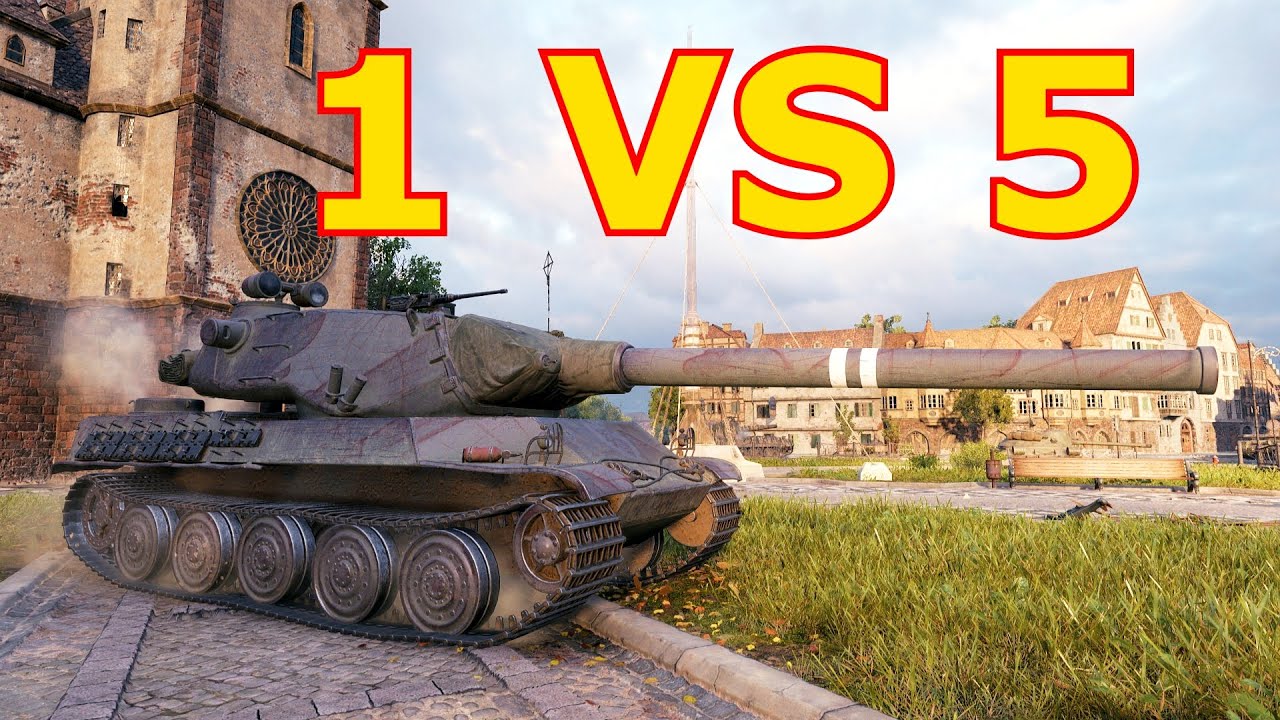 World of Tanks AMX M4 mle. 54 - 10 Kills | 1 vs 5 – No One Left Alive.