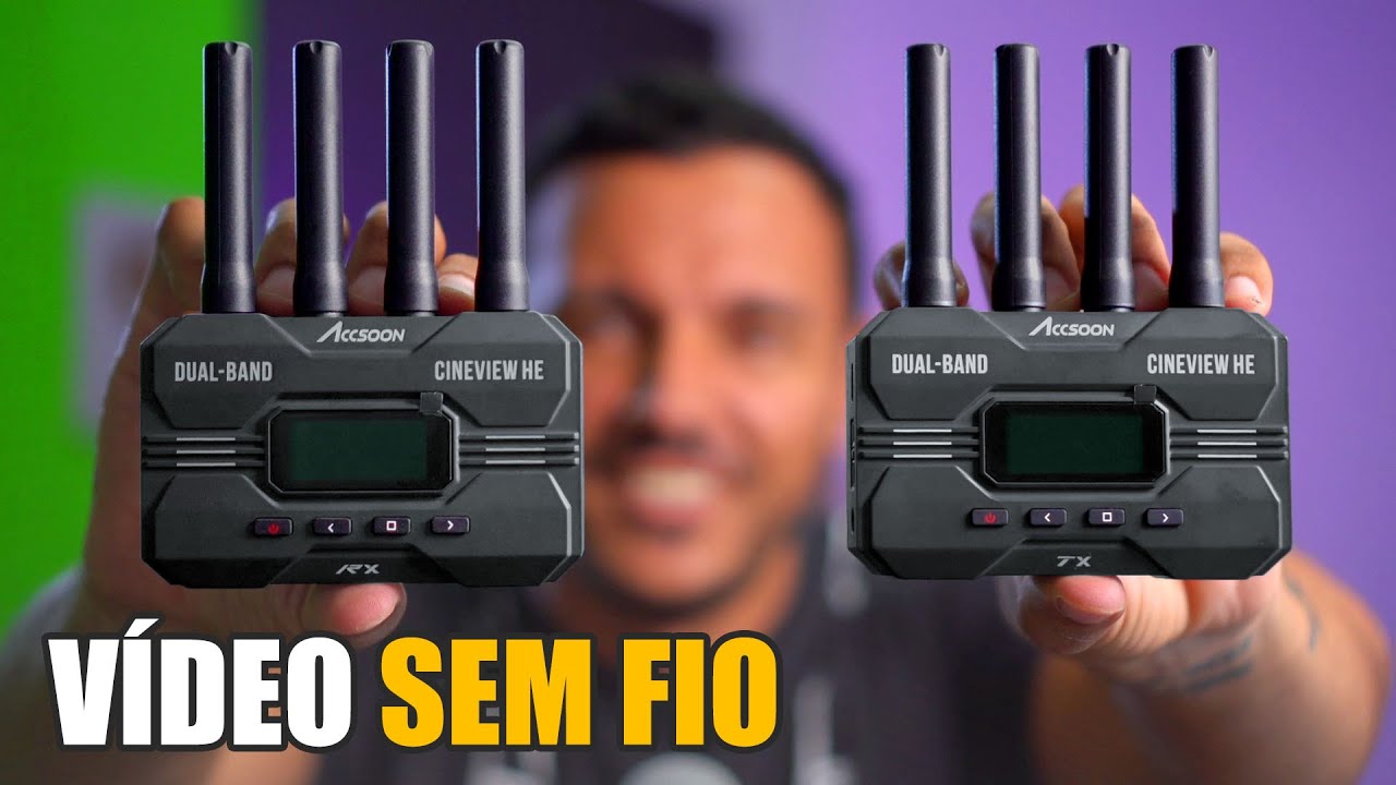 Transmissor HDMI Sem Fio Para LIVE - Review Accsoon Cineview HE [LEIA A DESCRIÇÃO]