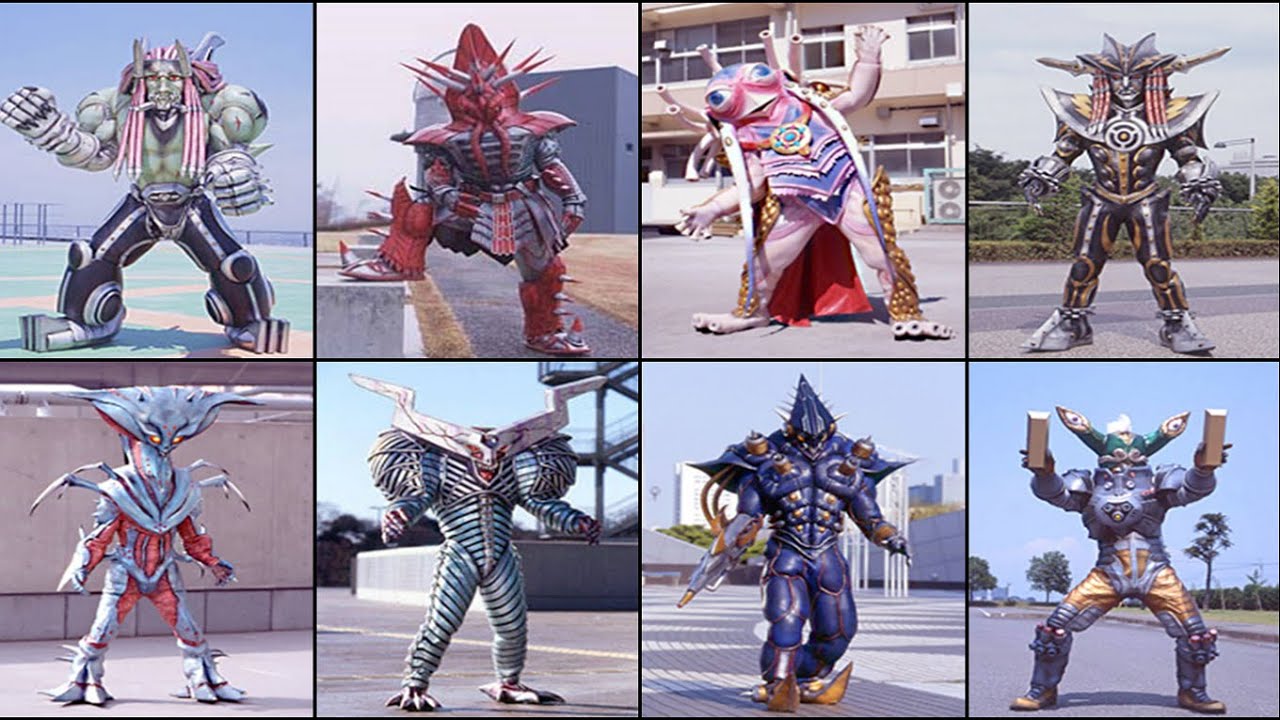 All Dekaranger Monsters/Villains