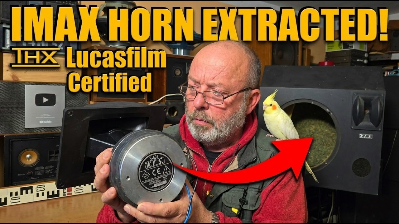 1990s Vintage Horn Driver - Speaker K.C.S. S-401 - IMAX Cinema SPEAKERS THX Lucasfilm Certified