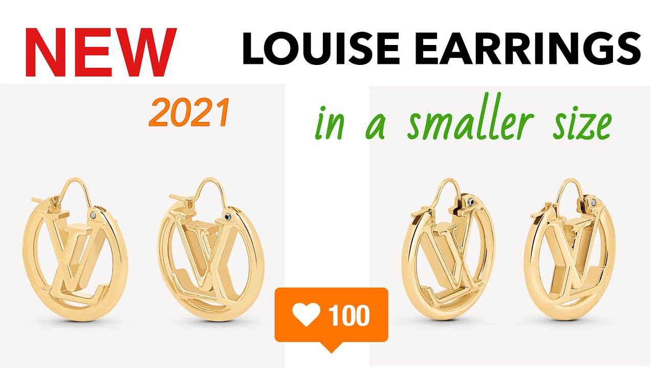New Small LOUISE EARRINGS 2021 ต่างหู Louis Vuitton