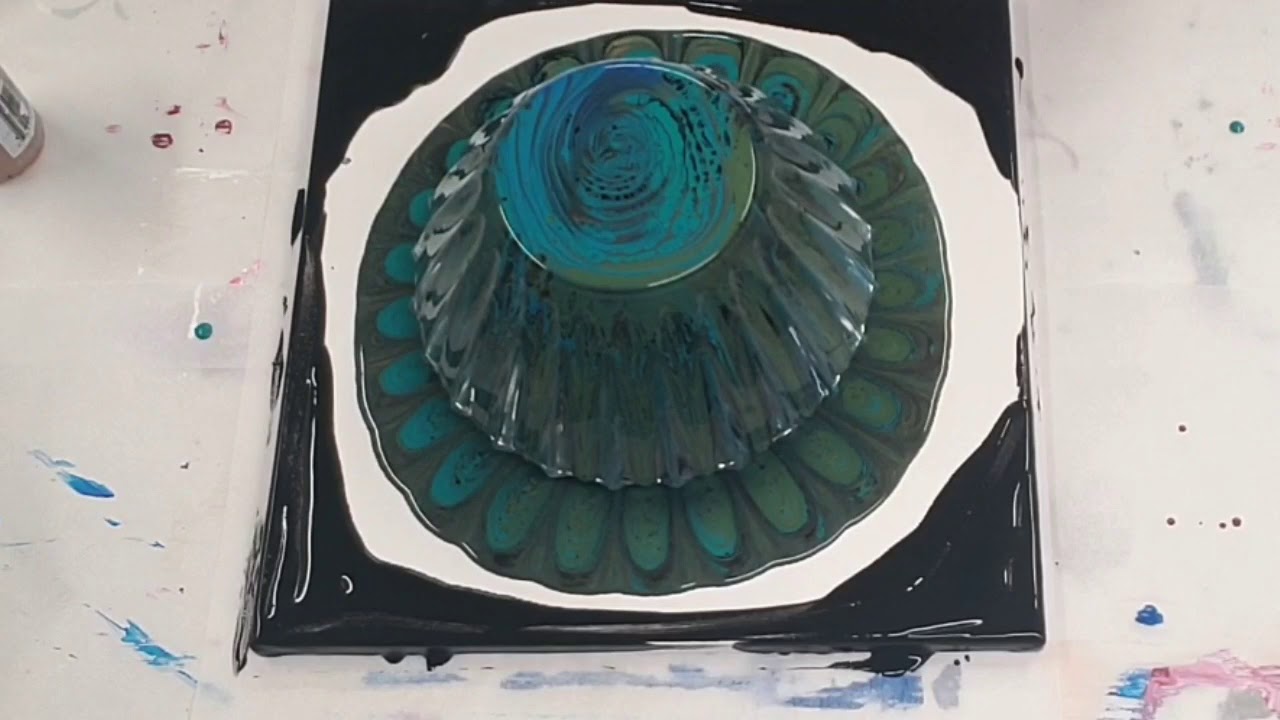 Acrylic Pour on a Bowl - Part 1