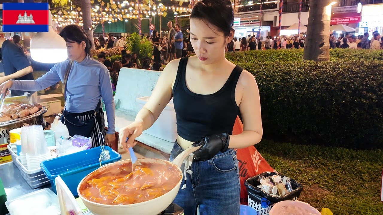 🇰🇭 Cambodia Street Food Tour 2025 | Delicious Phnom Penh Food Collection at Chaktomuk Riverside 🍜