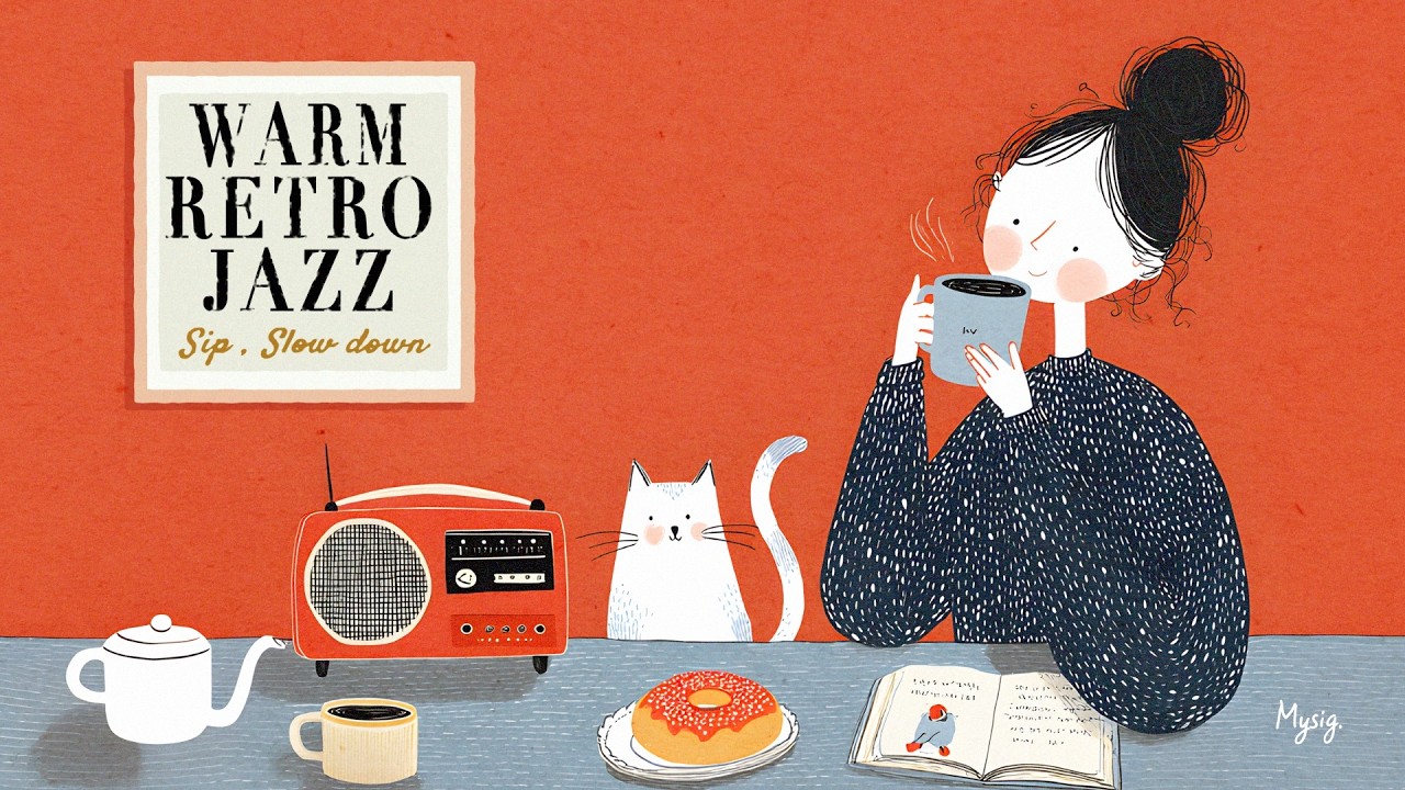 WARM RETRO JAZZ ☕ Sip, Slow down｜古いラジオとコーヒーで過ごす、やさしい1940sジャズ