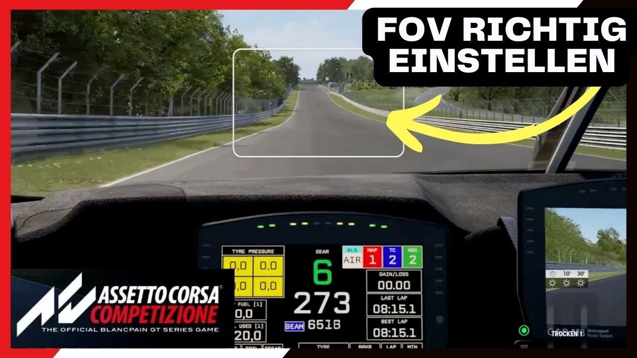 So stellt ihr eure Kamera / FOV in ACC richtig ein