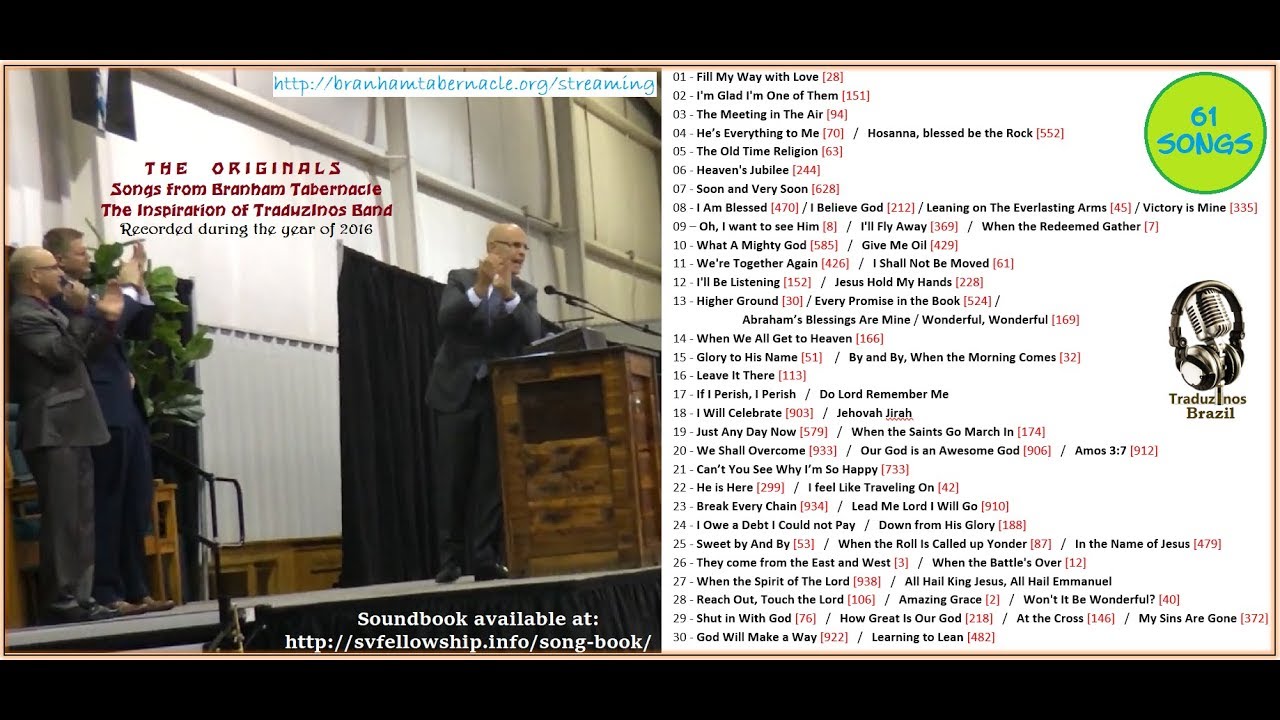 The Originals Part I - Branham Tabernacle Inspired Sounds during Live Streaming 2016