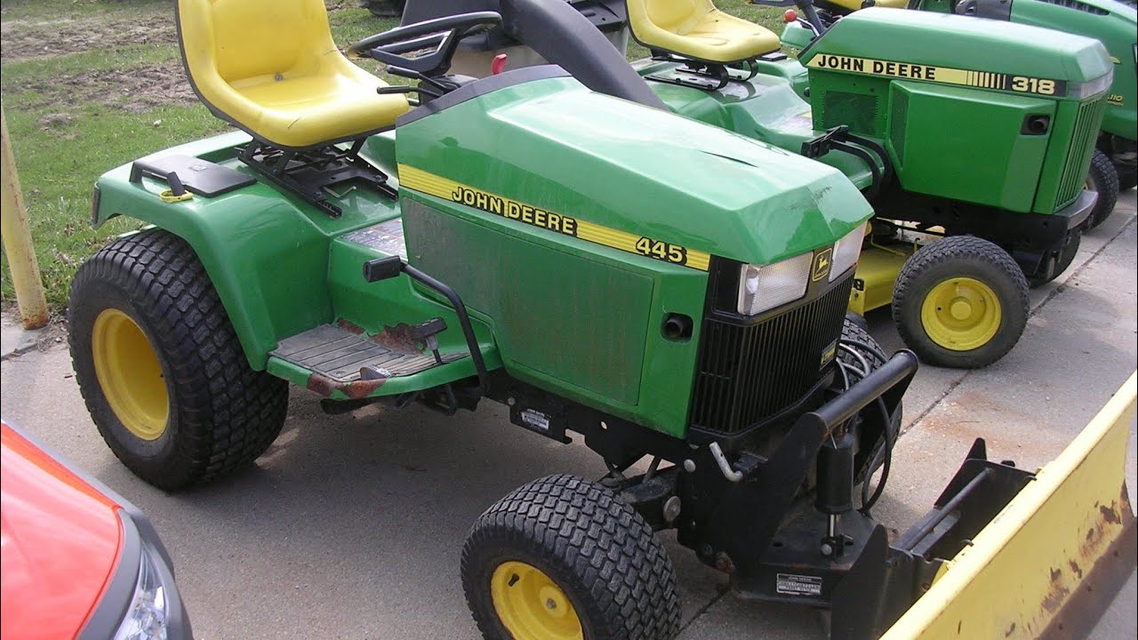 How to fix John deer tractor hesitate stalls dies when pto engaged 445 garden tractor fixed !