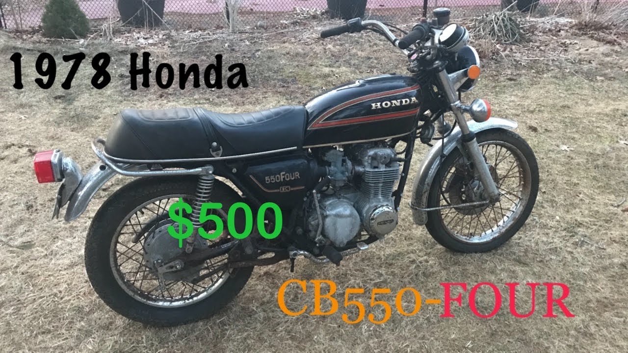 1978 Honda CB550-FOUR (one owner) - $500!