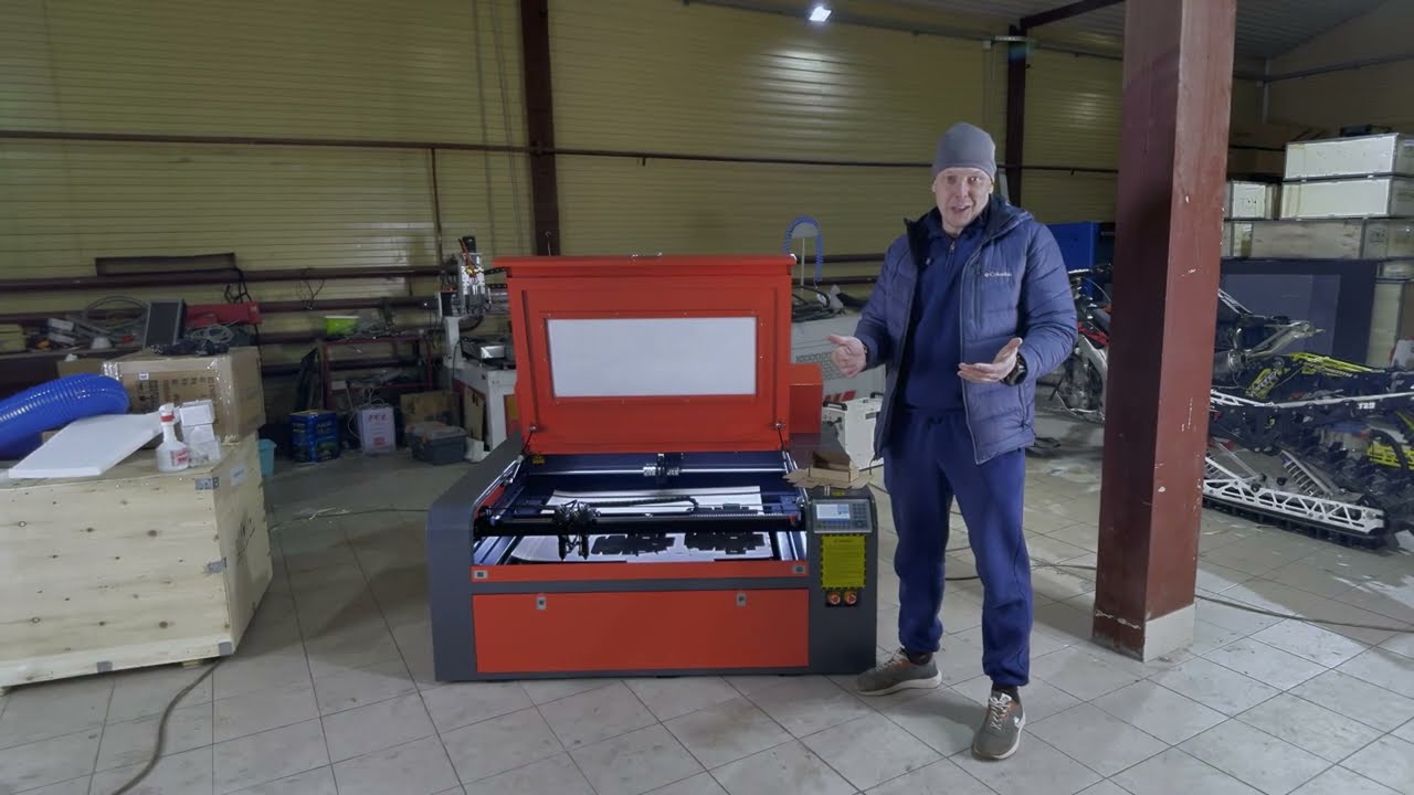 Изготовление картонной коробки на лазерном станке. Резка коробок на co2. ЧПУ24 станок