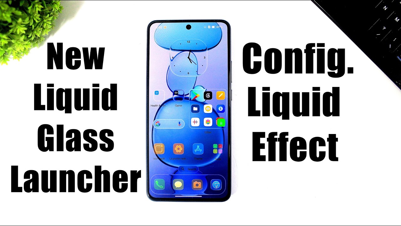Новый Liquid Glass Launcher для Android | Как установить эффект &laquo;жидкого стекла&raquo; на Android