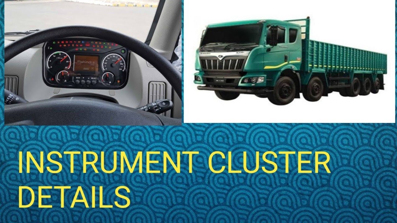 Mahindra Blazo instrument cluster