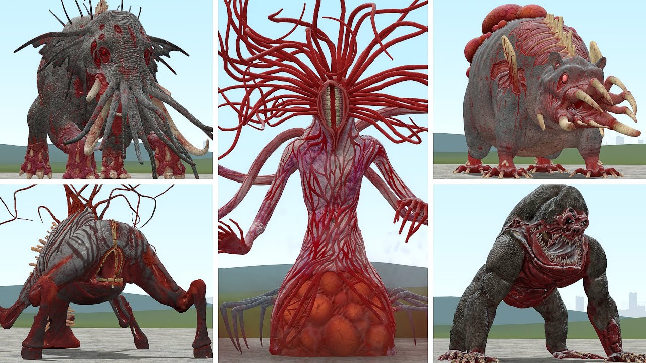 PLAYING AS ALL ZOOCHOSIS ORIGINAL MUTANT ANIMALS in Garry's Mod